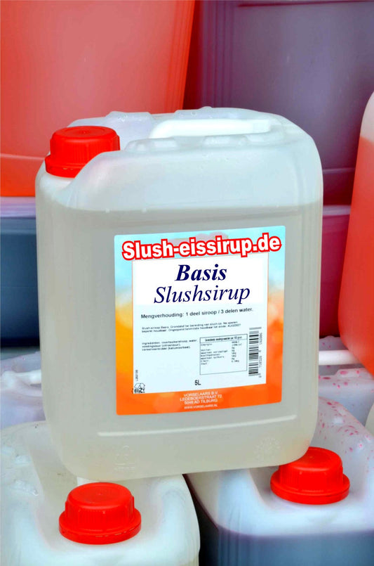 Slush-Sirup ORANGE-Geschmack - 5-Liter-Tank - Vorselaars - Slushsiroop.nl