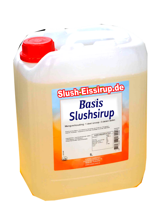 Slush-Sirup ORANGE-Geschmack - 5-Liter-Tank - Vorselaars - Slushsiroop.nl