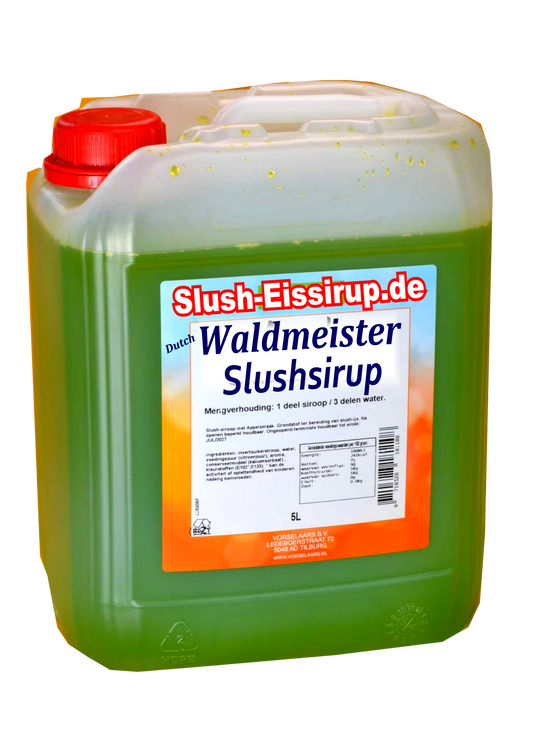 Slush-Sirup Dutch Waldmeister-Geschmack – 5-Liter-Tank – Vorselaars – www.slush-eissirup.de